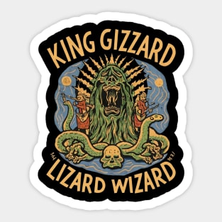 King Gizzard And The Lizard Wizard Sticker